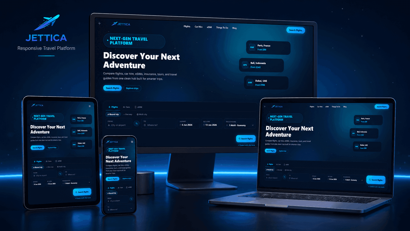 Jettica — Platformă de căutare pentru călătorii