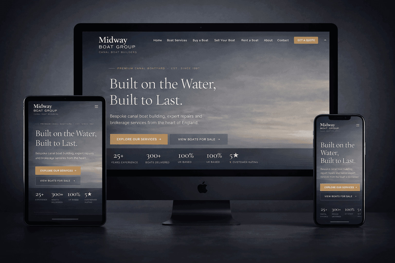 Midway Boats Group — Website + SEO